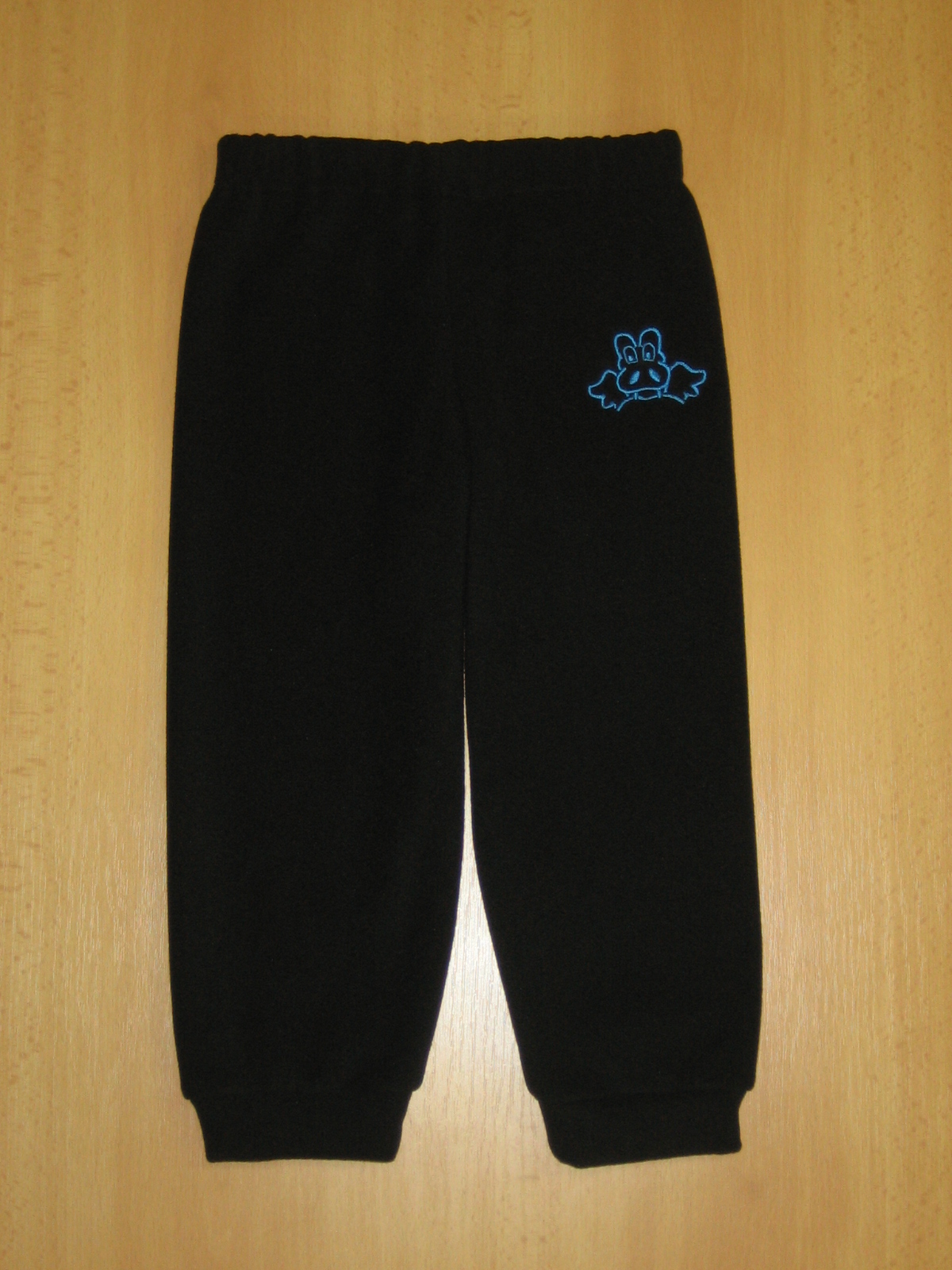 TEPLÁČKY DĚTSKÉ FLEECE S VÝŠIVKOU vel.90 , 100
