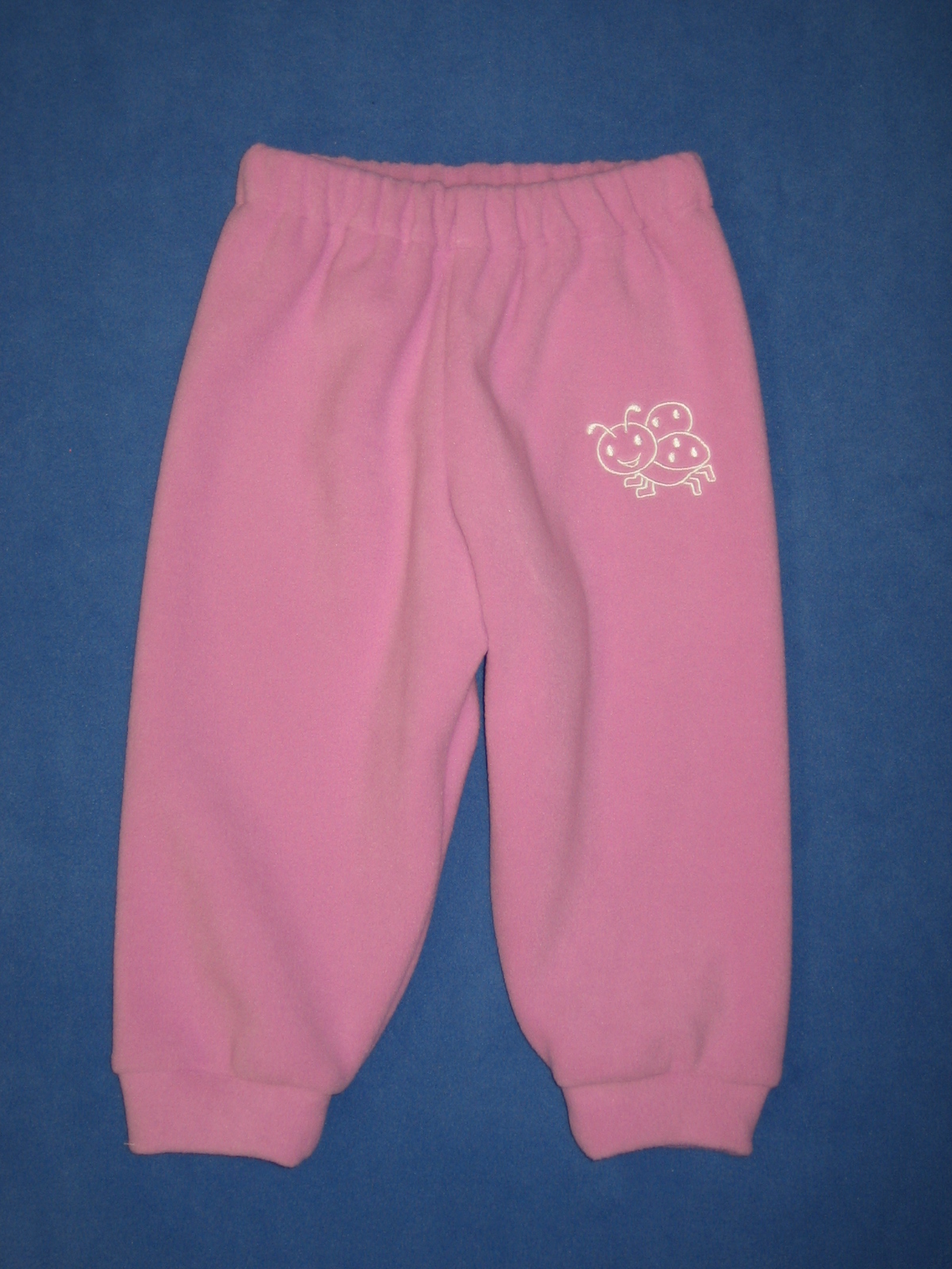 TEPLÁČKY DĚTSKÉ FLEECE S VÝŠIVKOU vel.90 , 100