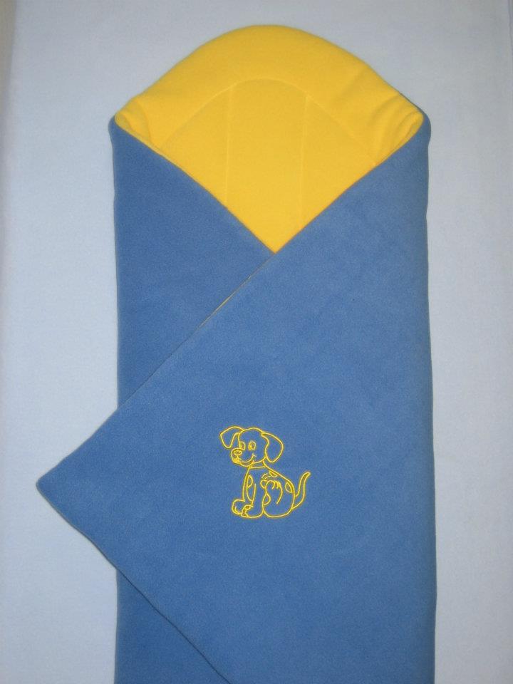 RYHLOZAVINOVAČKA  FLEECE 76x76 cm S VÝŠIVKOU