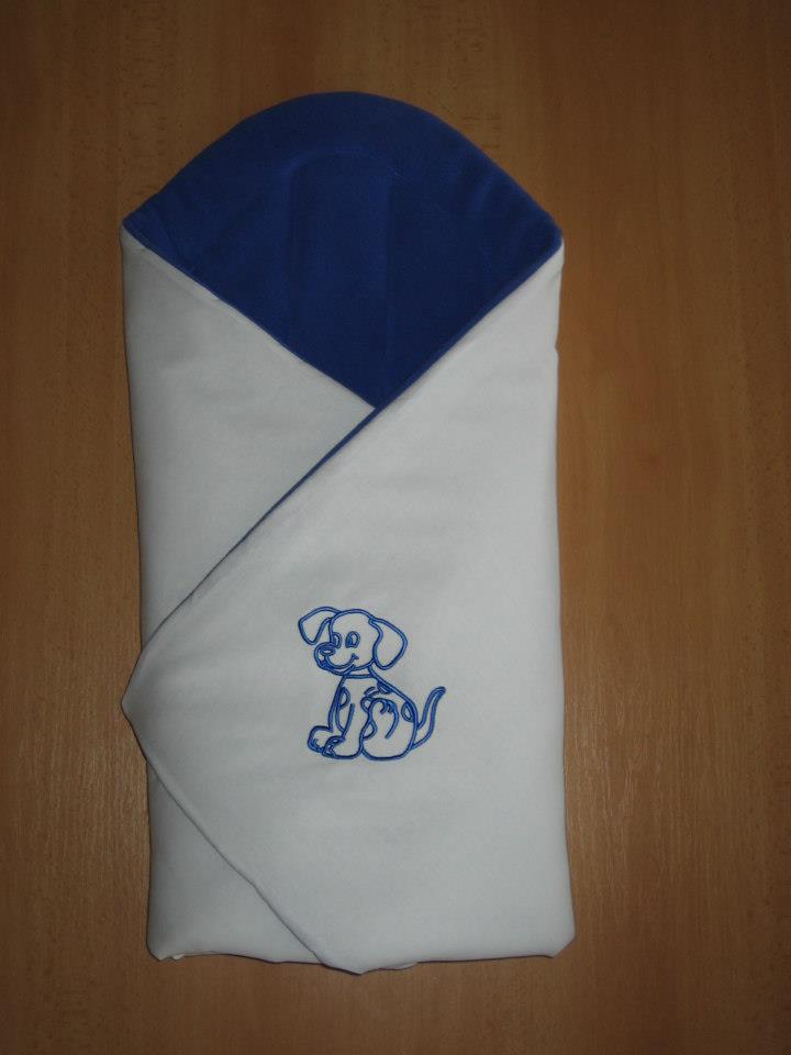 RYHLOZAVINOVAČKA  FLEECE 76x76 cm S VÝŠIVKOU