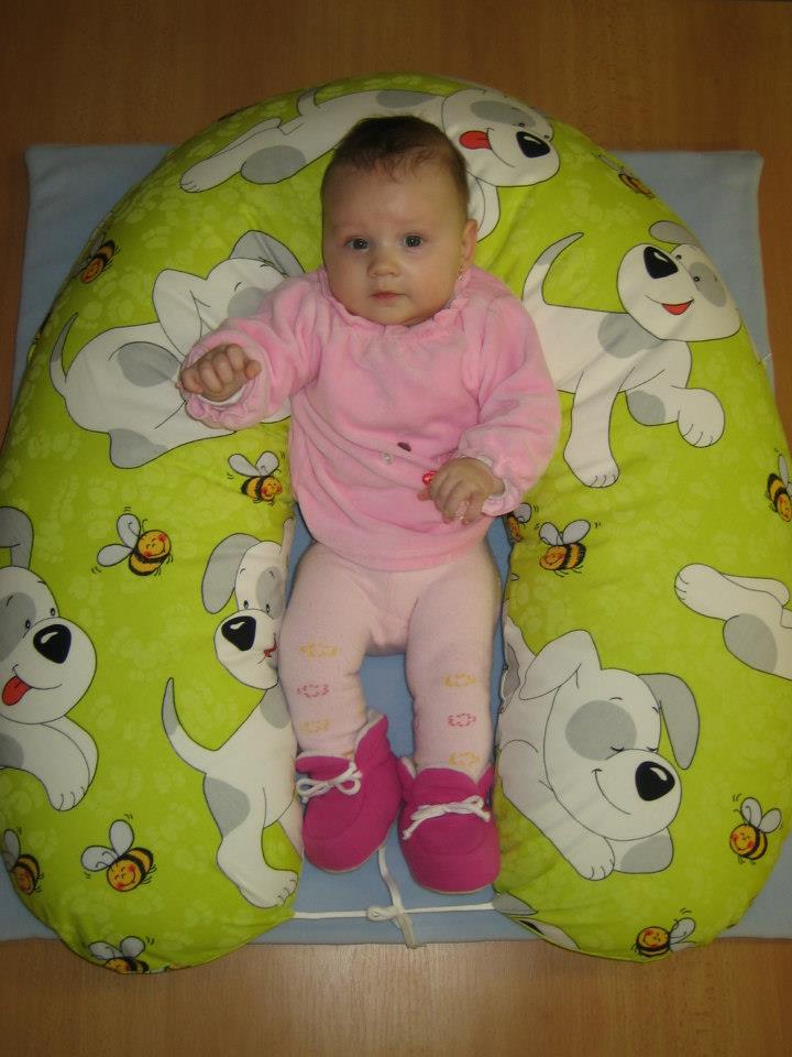 Kojící polštář 190 cm bavlna 005