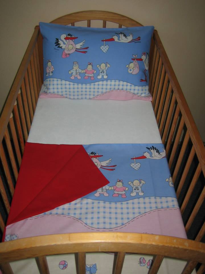 Povlečení do postýlky 2 látky 100x135,40x60 č.2