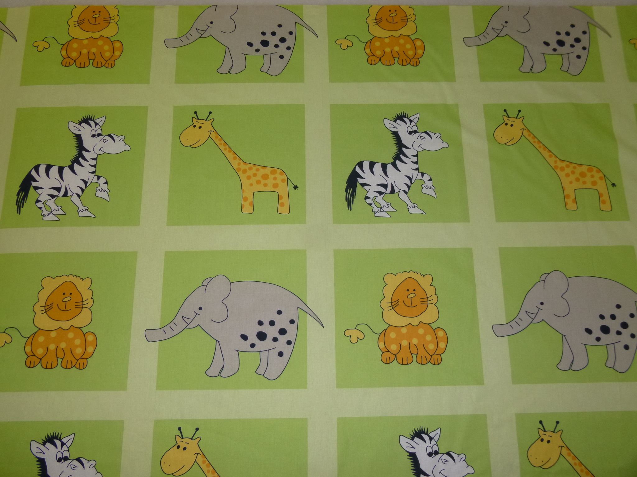 Povlečení do postýlky zelená zoo 90x140,40x60