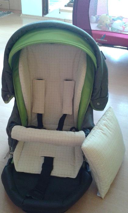 Potah na madlo kočárku k podložce s výšivkou