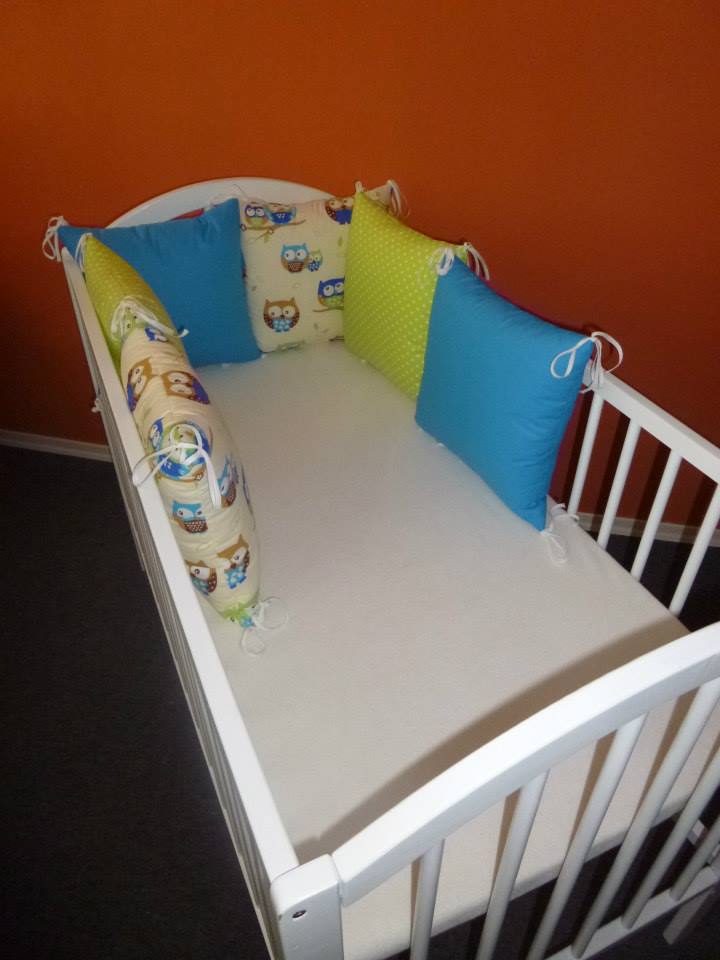 Polštářkový mantinel 1 ks polštářek  35x35 cm