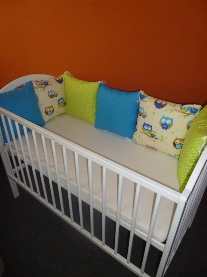 Polštářkový mantinel 1 ks polštářek  35x35 cm