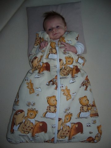 Dětský spací pytel jarní - podzimní délka 80 cm - výběr látky ze vzorníku