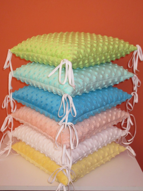 Polštářkový mantinel MINKY 35x35 cm 6 ks