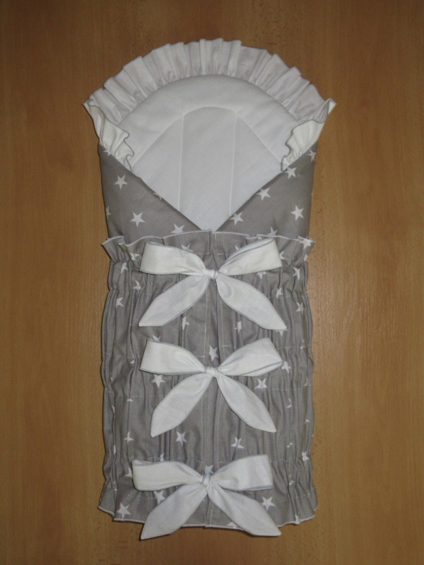 Zavinovačka klasická stahovací s kanýrem bavlna plátno potisk 80x80 cm
