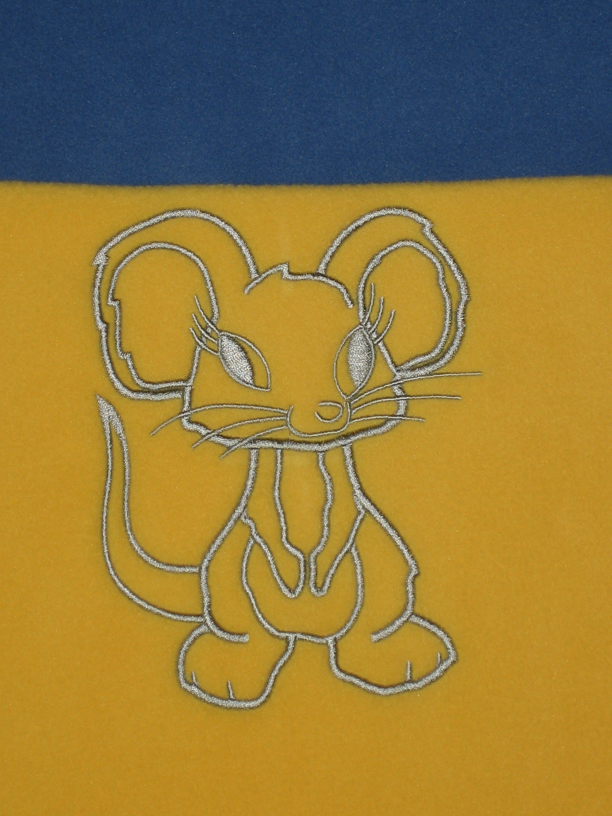 Deka fleece jednovrstvá 70x100 výšivka obrázek