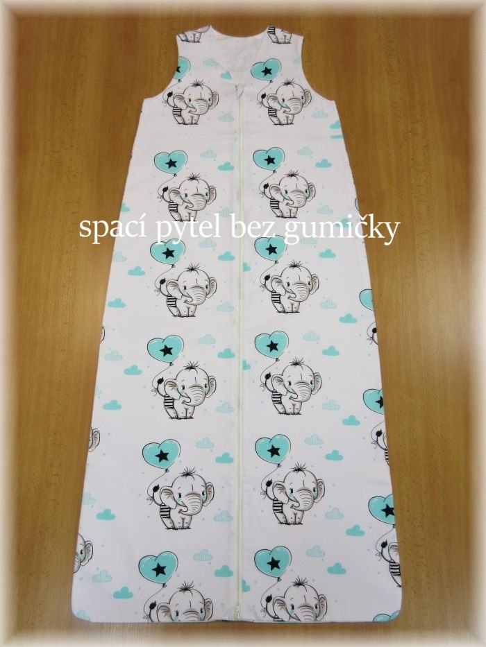 Bavlněný dětský spací pytel letní délka 70 cm