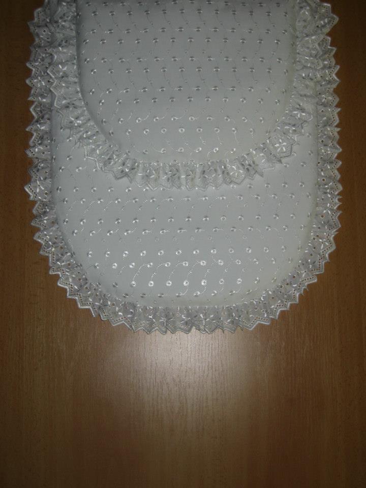 Plymo peřinky do kočárku madeira s kanýrem krajka