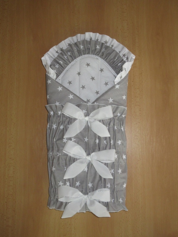 Zavinovačka klasická stahovací 2 kanýry bavlna plátno potisk 85x85 cm
