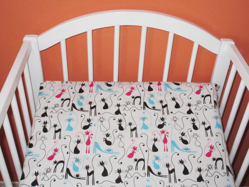 Povlečení do postýlky Kočičky 90x130,40x60