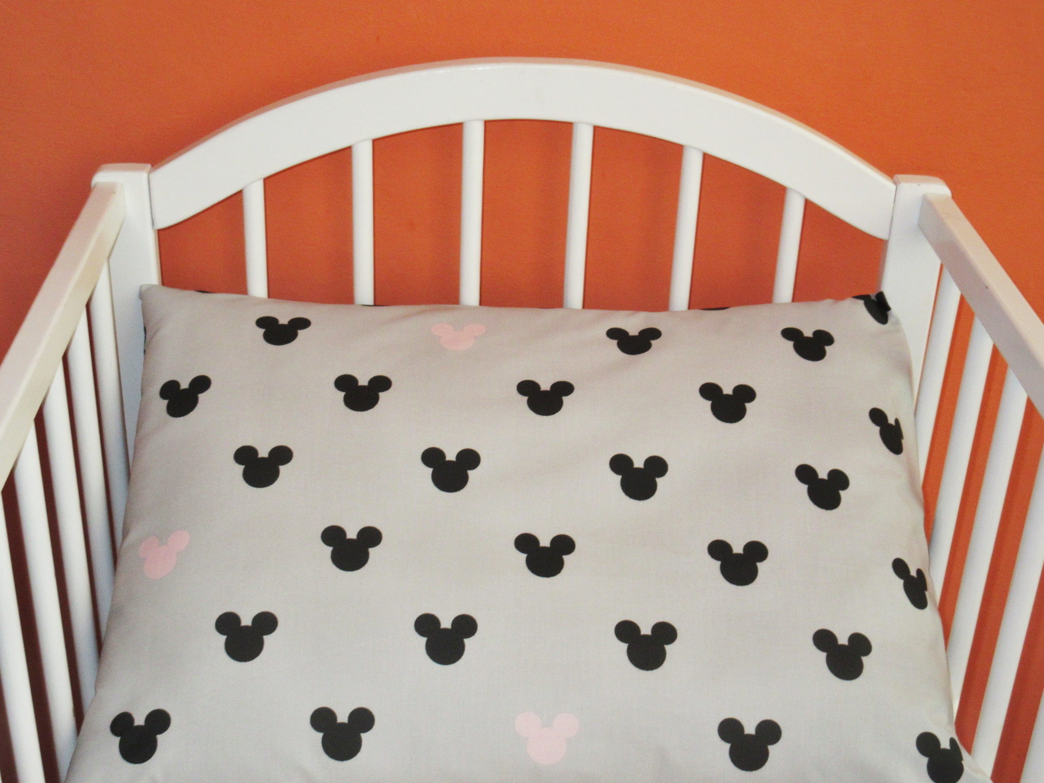 Povlečení do postýlky Mickey růžová 100x135, 40x60