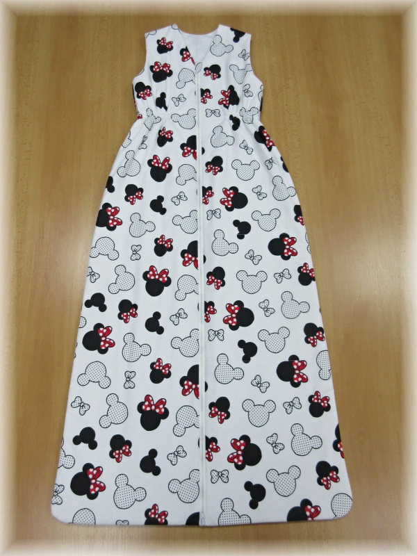 Dětský spací pytel jarní / podzimní 130 cm Minnie červená