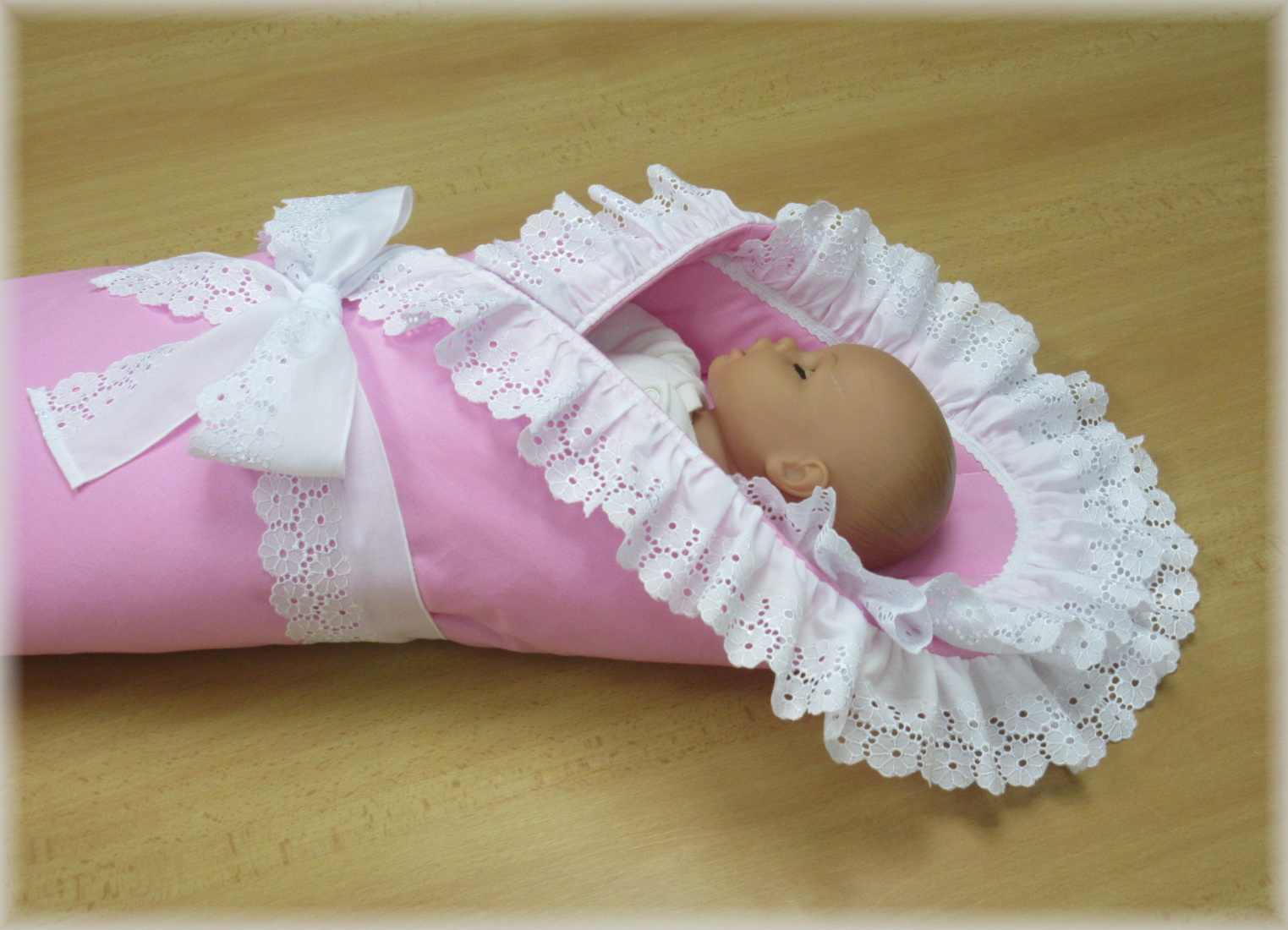 Rychlo zavinovačka bavlna s krajkou 75x75 cm barevná