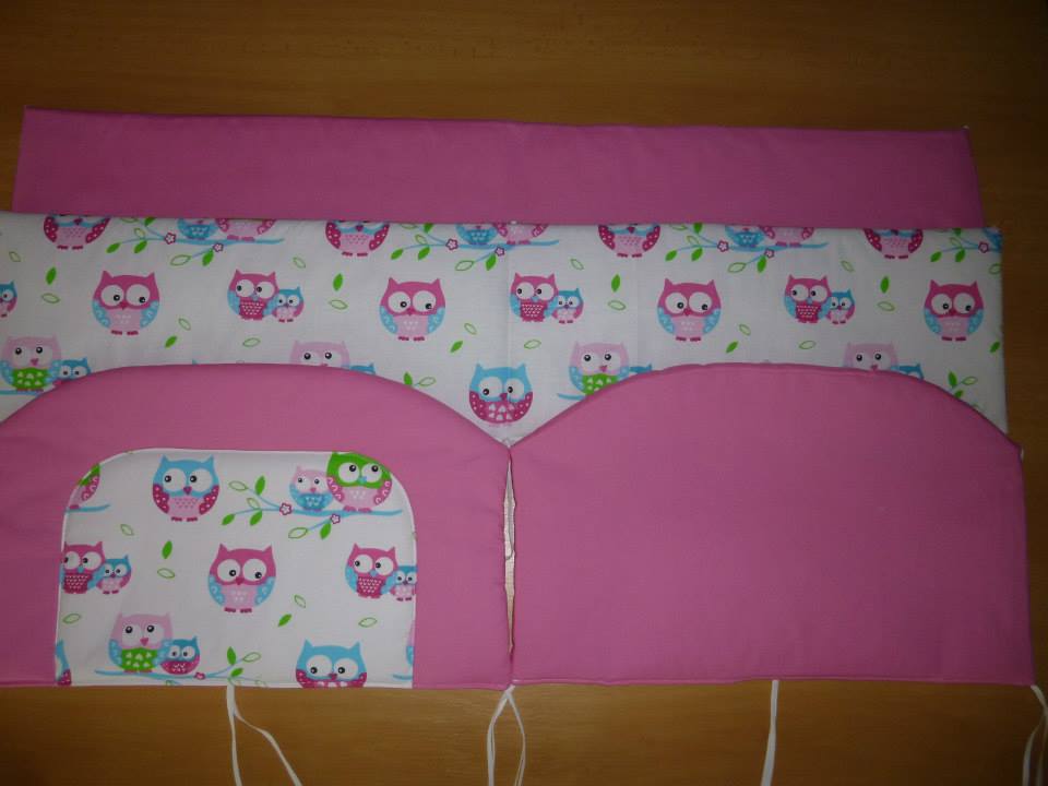 Mantinel do postýlky oblouk s aplikací 1 díl 60x40 cm