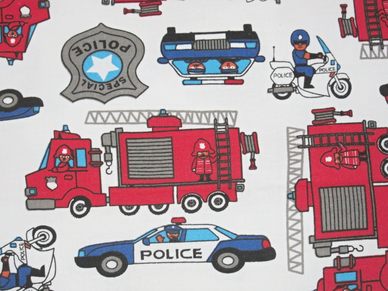 Povlečení do postýlky Policie Hasiči 100x135, 40x60 cm