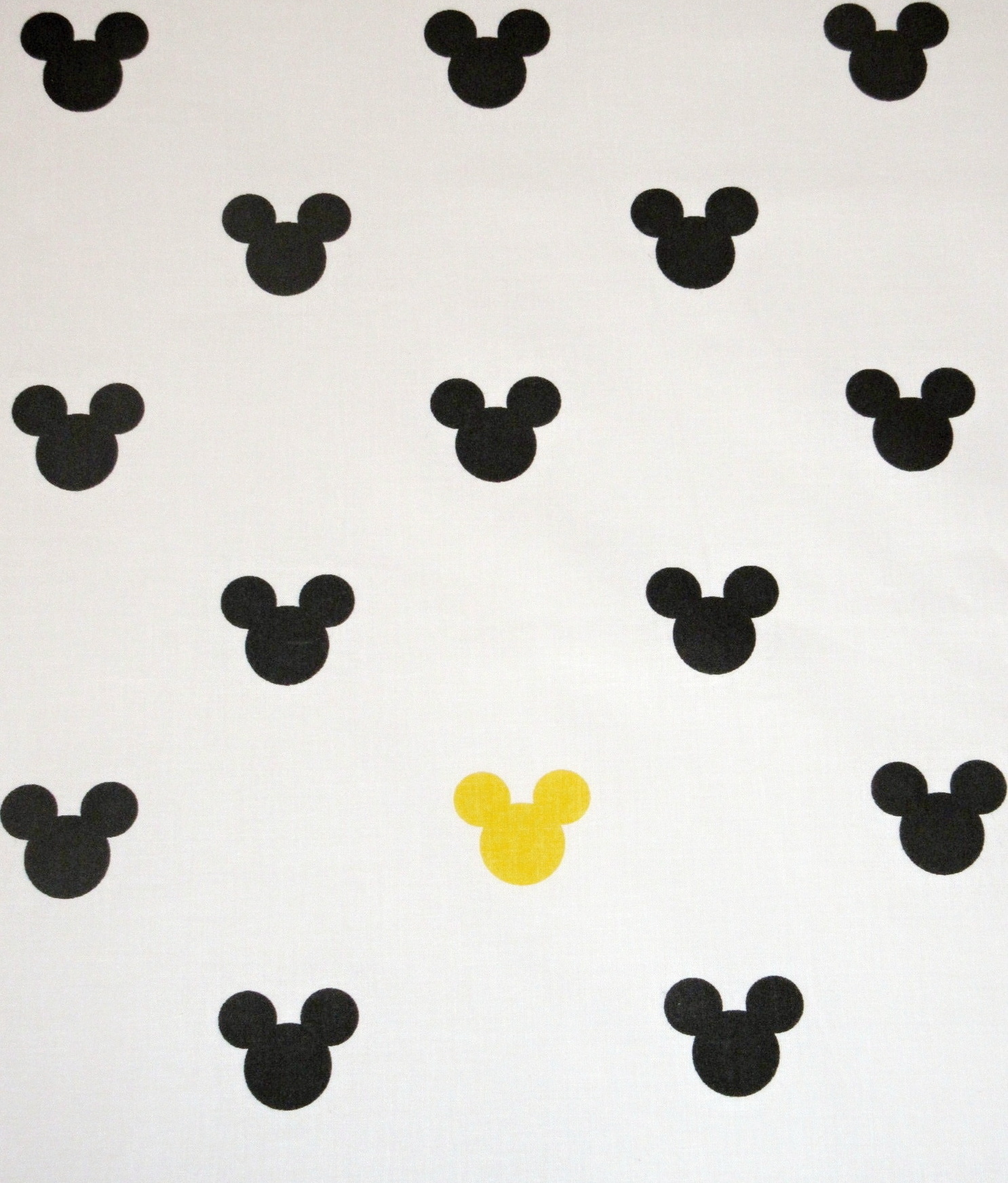 Povlečení do postýlky Mickey žlutá 100x135, 40x60