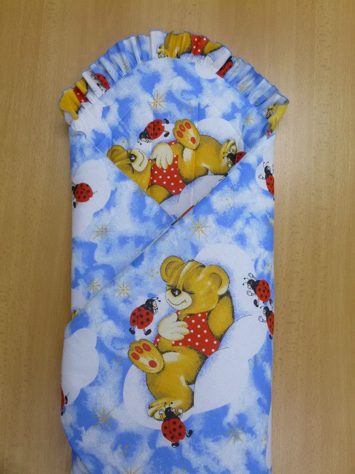 Zavinovačka klasická bavlna plátno potisk s kanýrem 90x90 cm