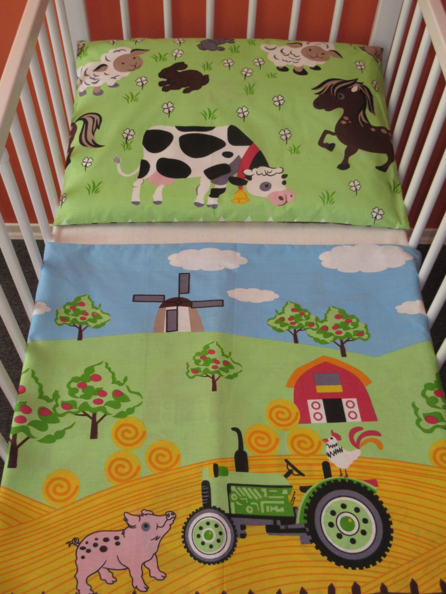 Povlečení do postýlky Farma 90x140,40x60