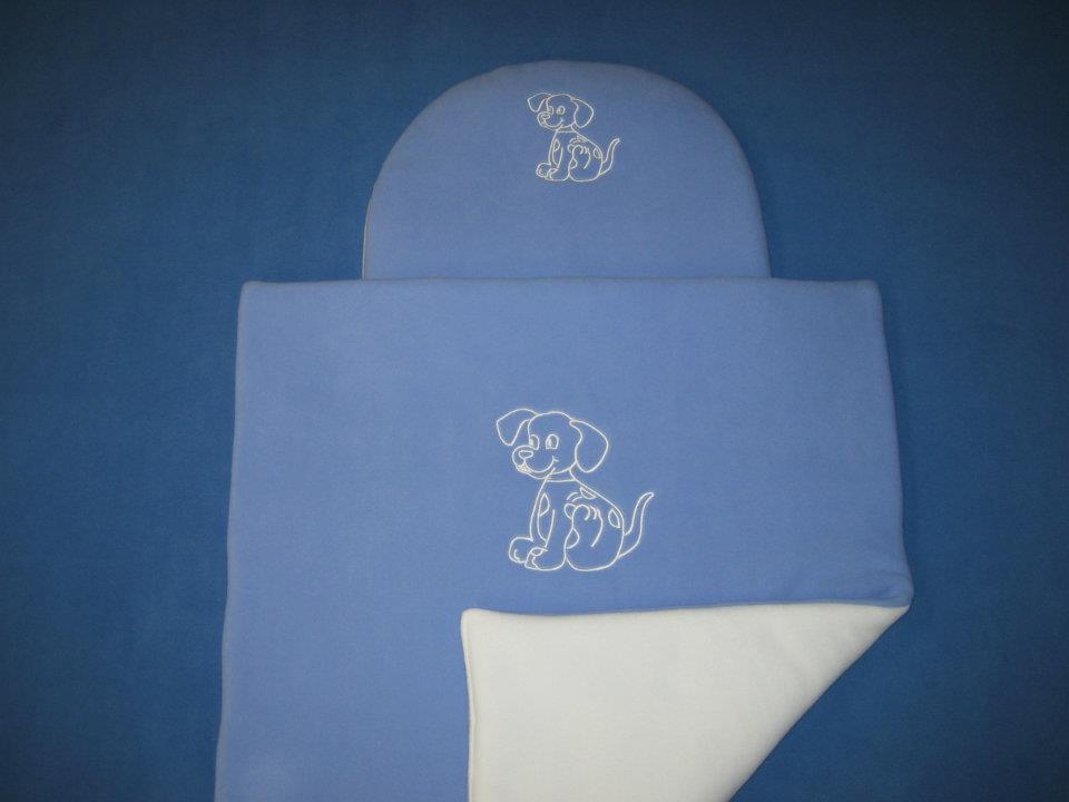 Plymo peřinky do kočárku fleece výšivka na obou stranách