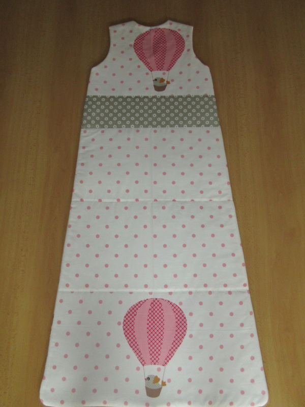 Dětský spací pytel jarní / podzimní 130 cm, váleček + 2 polštářky Sova růžová