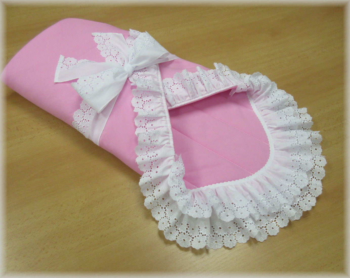 Rychlo zavinovačka bavlna s krajkou 75x75 cm barevná