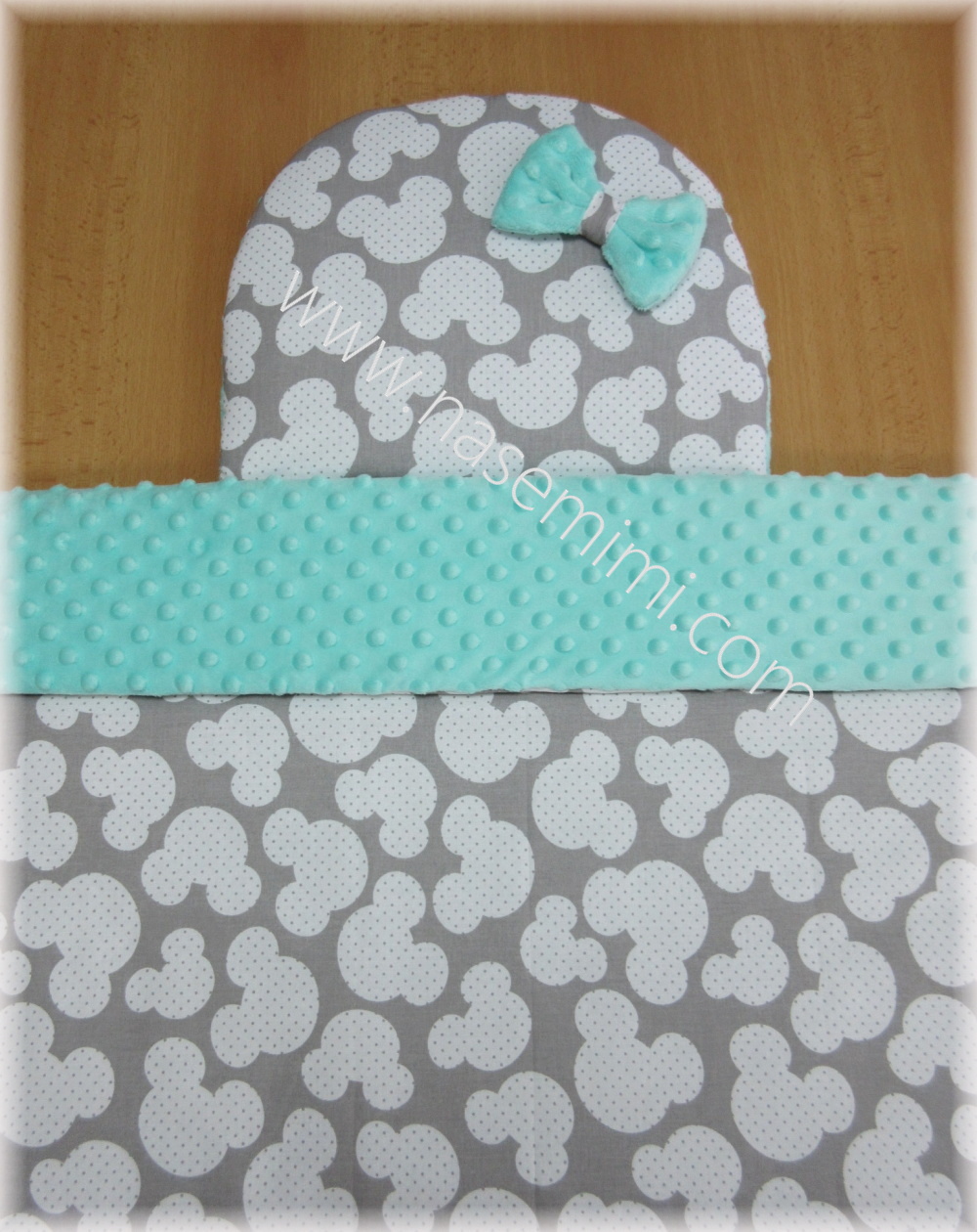 Bavlněné peřinky plymo do kočárku s minky  4D  Myška šedá 