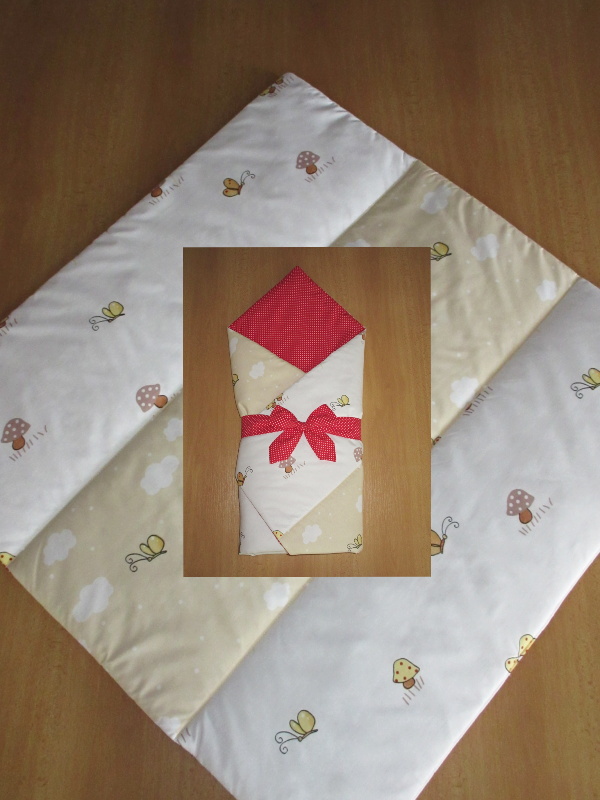 Hnízdečko pro miminko 6D 34x90 cm Medvídek béžový