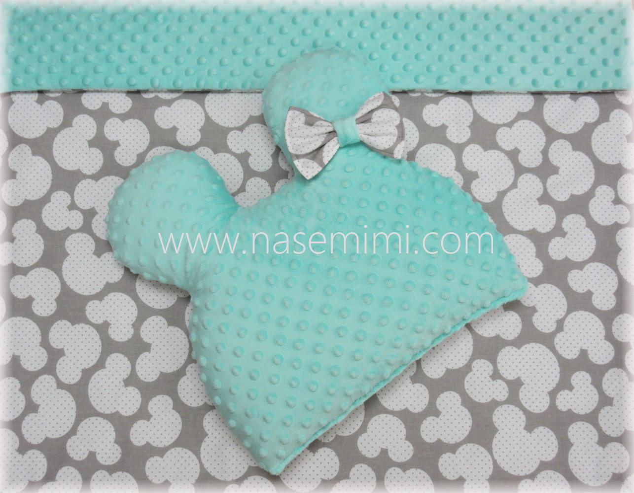 Bavlněné peřinky plymo do kočárku s minky  4D  Myška šedá 