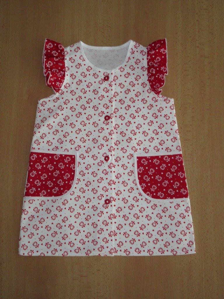 Dětská zástěrka s kanýrkem vel.90 1-2 roky
