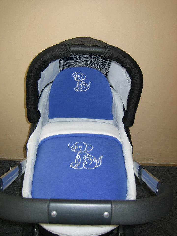 Plymo peřinky do kočárku fleece výšivka na obou stranách