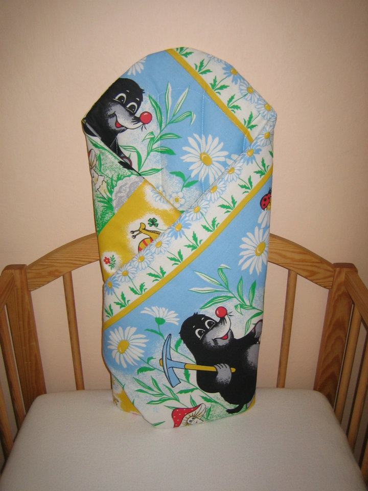 Zavinovačka klasická bavlna plátno potisk 80x80 cm