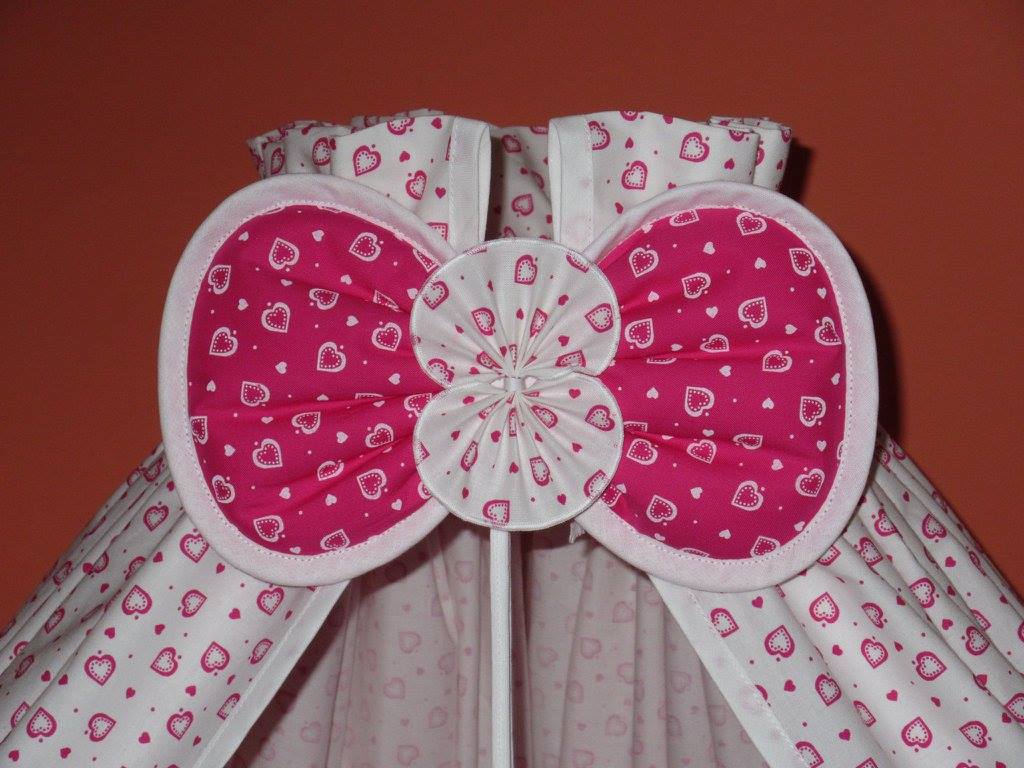 Nebesa bavlna kolem celé postýlky 1