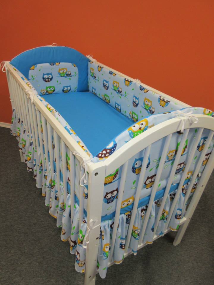 Nebesa bavlna kolem celé postýlky 2