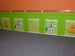 Kapsář za postel bavlna 45x200 cm látky na přání 